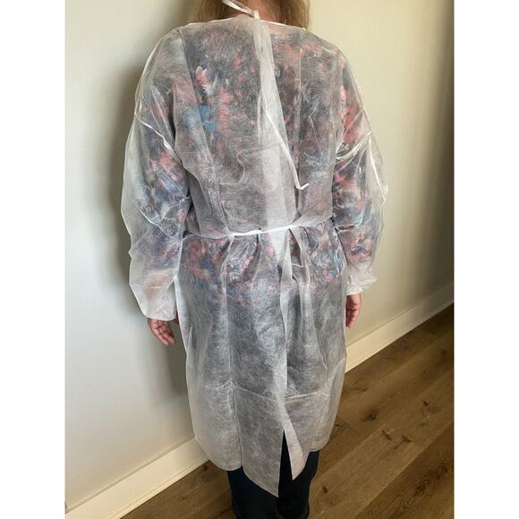 ProCure Isolation Gowns white Quantity 50 Pieces Health Care Universal Size - Picture 2 of 6